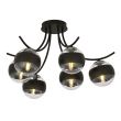 EMIBIG 1111/6 LAMPA SUFITOWA BOSTON 6 BLACK/STRIPE