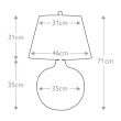 ELSTEAD OTTOMAN-TL-IV Lampa stołowa Ottoman - 1 źródło światła