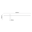 OPEN DESIGN OR85075 Bene Parette Nero/Gold 100*