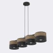 EMIBIG 1653/4 KARBON 4 BL BROWN LAMPA WISZĄCA