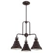 ELSTEAD EAST VALE QZ/EASTVALE3 3Lt Chandelier