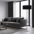 EMIBIG 1670/LP1 LUX LP1 BLACK LAMPA PODŁOGOWA