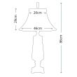 ELSTEAD MONTEVERDE QZ/MONTEVERDE Table Lamp