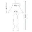ELSTEAD MONTEVERDE QZ/MONTEVERDE Table Lamp
