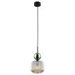 TK-LIGHTING 11144 SOPHIA GREEN COGNAC LAMPA WISZĄCA 1XE14