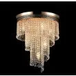 MAYTONI DIA522-CL-07-G Royal Classic Cascade Chandelier Gold