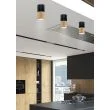 CANDELLUX 2282862 LAMPA SUFITOWA TUBA 1X50W GU10 DREWNIANY+CZARNY ŚR. 5,8 CM