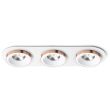RENDL R13245 SHARM R III wpuszczana biała miedź 230V LED 3x10W 24° 3000K