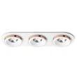 RENDL R13245 SHARM R III wpuszczana biała miedź 230V LED 3x10W 24° 3000K