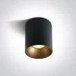 ONE LIGHT 12130Z/B/W Trizin 3 czarny cylinder COB LED 3000K 30W + czarny & mosiężny