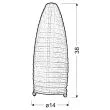 CANDELLUX 41-88294 PAPIRUS LAMPKA PAPIEROWA POMARAŃCZOWA 40W E14