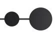 Step into design MW1133-90 Lampa ścienna CLEX - 6 LED czarna 89 cm