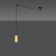 EMIBIG 526/1 LAMPA WISZĄCA TRAKER 1 BL/GOLD
