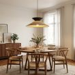 EMIBIG 1768/1 SOFTA 1 RATTAN BLACK Lampa wisząca