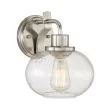 ELSTEAD Trilogy QZ-TRILOGY1-BN 1 Light Wall Light - Brushed Nickel