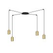 EMIBIG 526/4 LAMPA WISZĄCA TRAKER 4 BL/GOLD