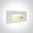 ONE LIGHT 68076A/W/W Levidi 2 szklany wpust ścienny LED 3000K 5W IP65 AC LED
