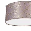 MILAGRO MLP7585 LAMPA SUFITOWA ZIGGY PINK GOLD/PINK 2XE27