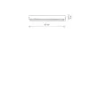 NOWODVORSKI 7552 STRAIGHT CEILING LED  S lampa liniowa