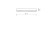NOWODVORSKI 7557 STRAIGHT CEILING LED  S lampa liniowa