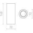 RENDL R12354 GINA S 17 sufitowa gipsowa 230V GU10 35W