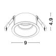LUCES EXCLUSIVAS LE61611 ACAMBAY oczko podtynkowe