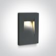 ONE LIGHT 68062/AN/W Simi wpust ścienny antracyt LED 3000K 3,6W IP65
