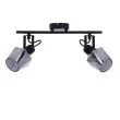 CANDELLUX 92-13361 RANDI LAMPA SUFITOWA LISTWA CZARNY MATOWY 2X15W E14 KLOSZ DYMIONY