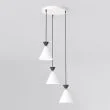 EMIBIG 1743/3PREM KLEVER 3PREM WHITE BLACK Lampa wisząca
