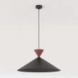 EMIBIG 1744/1L RALF 1L BL BURGUNDY Lampa wisząca