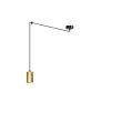 EMIBIG 526/1 LAMPA WISZĄCA TRAKER 1 BL/GOLD