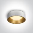 ONE LIGHT 67452/W/W Asteri biały plafon LED 3000K 30W IP20