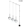 MOOSEE MSE010100385 lampa ścienna FLAT 3 czarna
