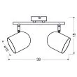 CANDELLUX 92-63250 AZURO LISTWA