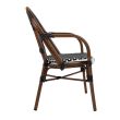 KING HOME KH1501100174 Krzesło CAFE PARIS brązowe rattan