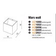 AZZARDO AZ2931 Mars wall (black)