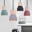Step into Design ST-5220-black Lampa wisząca CONCRETE czarny beton 12 cm