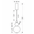 CANDELLUX STUDIO 31-50625 FLORES lampa wisząca 7W LED 3000K