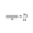 LUCES EXCLUSIVAS LE62211 CARBAY OCZKO SUFITOWE