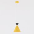 EMIBIG 1742/1 KLEVER 1 ORANGE BLACK Lampa wisząca