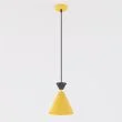 EMIBIG 1742/1 KLEVER 1 ORANGE BLACK Lampa wisząca