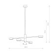 NOWODVORSKI 7941 ORBIT lampa wisząca