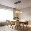 TK-LIGHTING 11045 SOPHIA COGNAC LAMPA WISZĄCA 8XE14