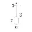 LUCES EXCLUSIVAS LE43662 PILAR lampa wisząca