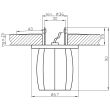 CANDELLUX 2286405 SK-24 CH G4 CHROM OPR. STROP. STAŁA KRYSZTAŁ 20W G4 WIELOKĄT 1