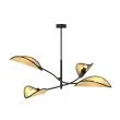 EMIBIG 1108/4 LAMPA SUFITOWA LOTUS 4 BLACK/RATTAN