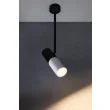 CANDELLUX 31-78353 TUBA LAMPA WISZĄCA/SZTYCA 1X15W GU10 6,8/19,5 BIAŁY+CZARNY