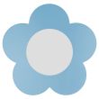 Hellux 2044114 Lampa Fiore LED plafon błękitny