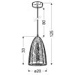 CANDELLUX 31-43313 SFINKS ZWIS 20 STOŻEK 1X60W E27 AŻUROWY MIEDZIANY