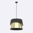 EMIBIG 1708/1 CANVA 1 BLACK GOLD Lampa wisząca